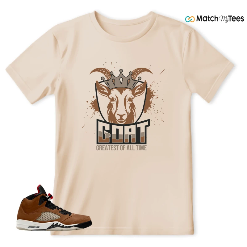 NIKE AIR JORDAN 5 ARCHAEO BROWN 2024 SNEAKER Matching Tees t-shirt