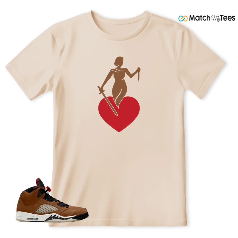 NIKE AIR JORDAN 5 ARCHAEO BROWN 2024 SNEAKER Matching Tees t-shirt