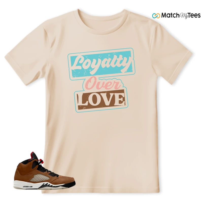 NIKE AIR JORDAN 5 ARCHAEO BROWN 2024 SNEAKER Matching Tees t-shirt