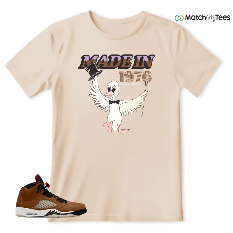 NIKE AIR JORDAN 5 ARCHAEO BROWN 2024 SNEAKER Matching Tees t-shirt