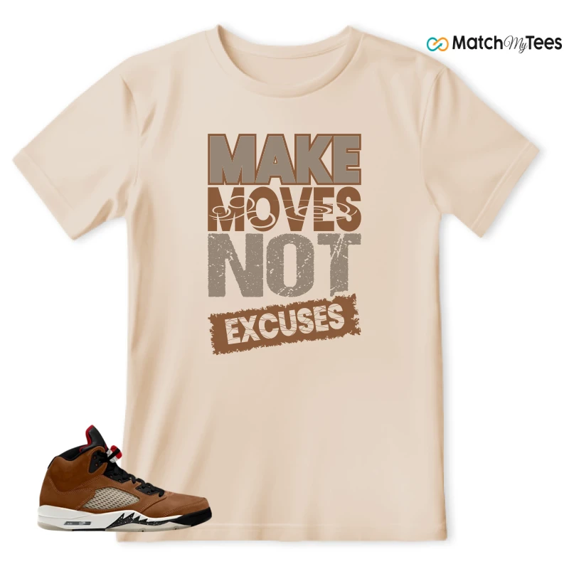 NIKE AIR JORDAN 5 ARCHAEO BROWN 2024 SNEAKER Matching Tees t-shirt