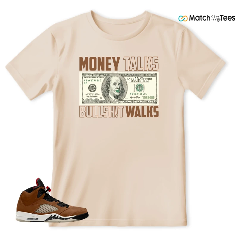 NIKE AIR JORDAN 5 ARCHAEO BROWN 2024 SNEAKER Matching Tees t-shirt