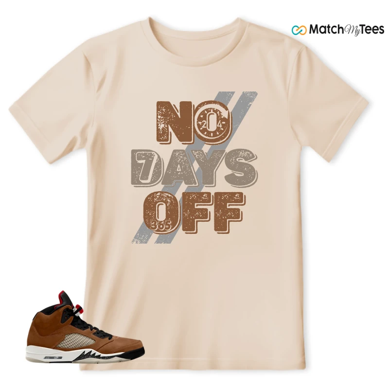 NIKE AIR JORDAN 5 ARCHAEO BROWN 2024 SNEAKER Matching Tees t-shirt
