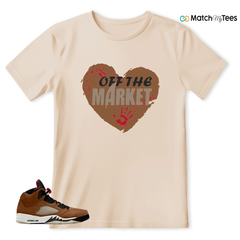 NIKE AIR JORDAN 5 ARCHAEO BROWN 2024 SNEAKER Matching Tees t-shirt