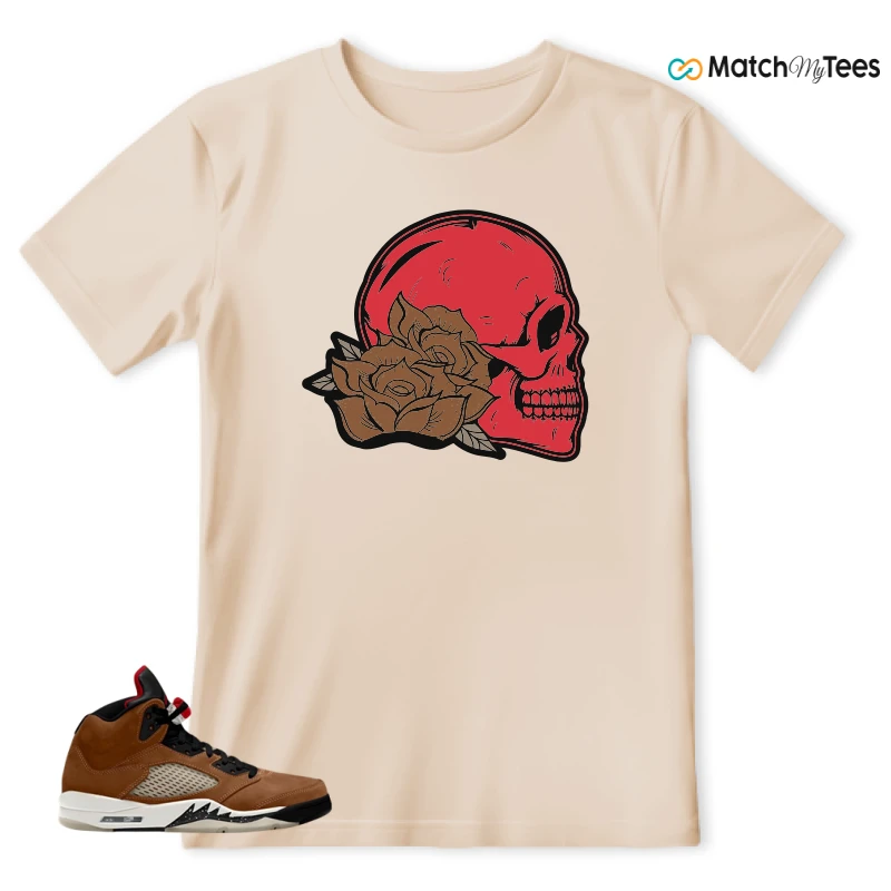 NIKE AIR JORDAN 5 ARCHAEO BROWN 2024 SNEAKER Matching Tees T-shirt for Men