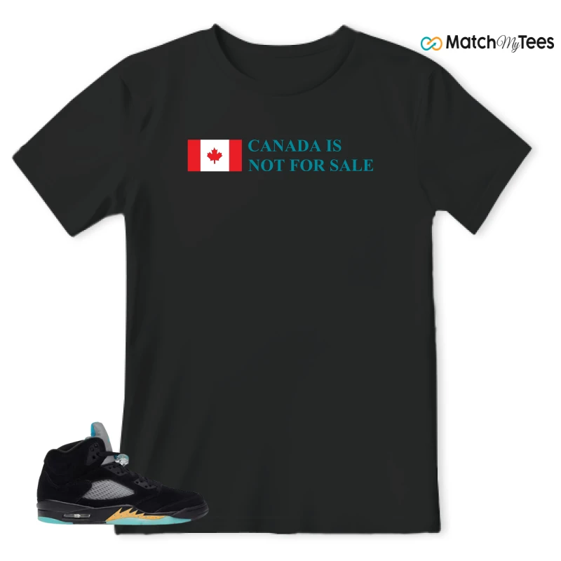 NIKE AIR JORDAN 5 RETRO AQUA SNEAKER Matching Tees t-shirt