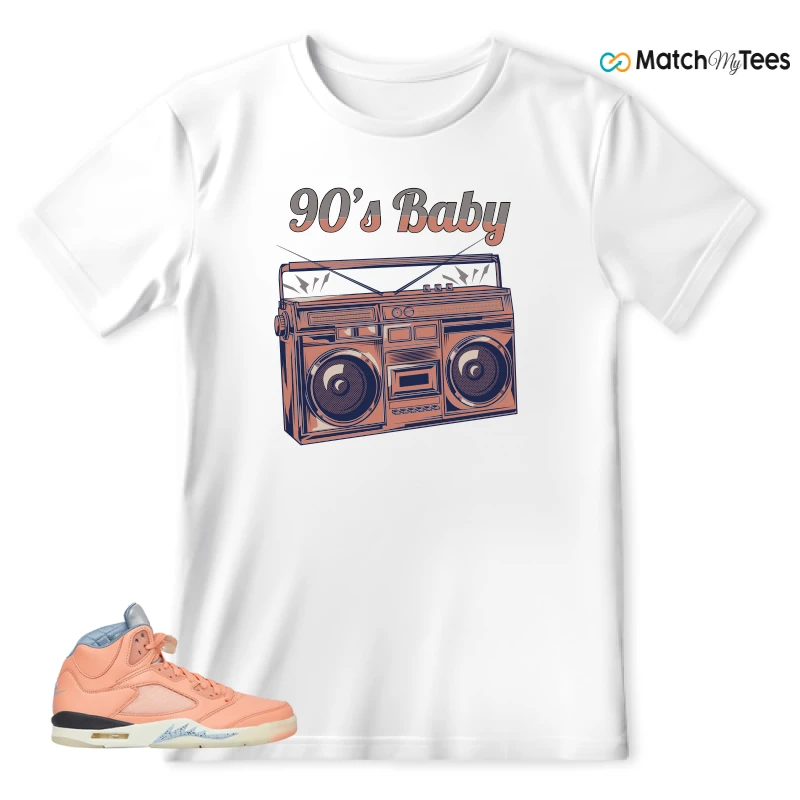 NIKE AIR JORDAN 5 RETRO DJ KHALED WE THE BEST CRIMSON BLISS SNEAKER Matching Tees t-shirt