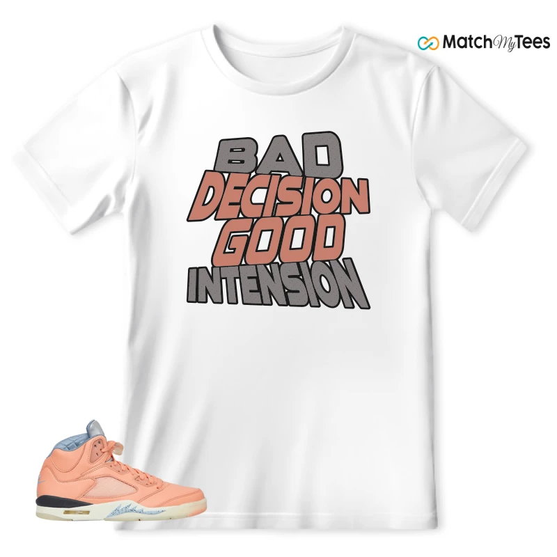 NIKE AIR JORDAN 5 RETRO DJ KHALED WE THE BEST CRIMSON BLISS SNEAKER Matching Tees t-shirt