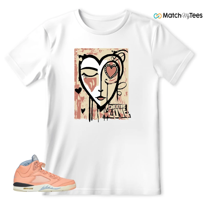 NIKE AIR JORDAN 5 RETRO DJ KHALED WE THE BEST CRIMSON BLISS SNEAKER Matching Tees t-shirt