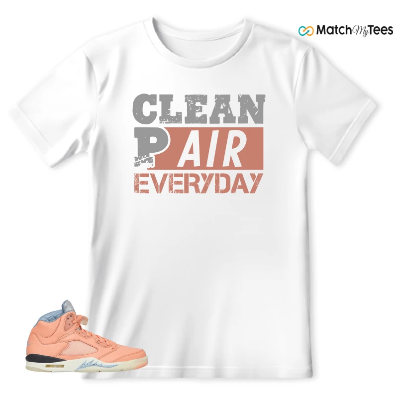 NIKE AIR JORDAN 5 RETRO DJ KHALED WE THE BEST CRIMSON BLISS SNEAKER Matching Tees t-shirt