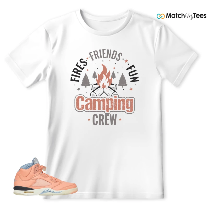 NIKE AIR JORDAN 5 RETRO DJ KHALED WE THE BEST CRIMSON BLISS SNEAKER Matching Tees t-shirt