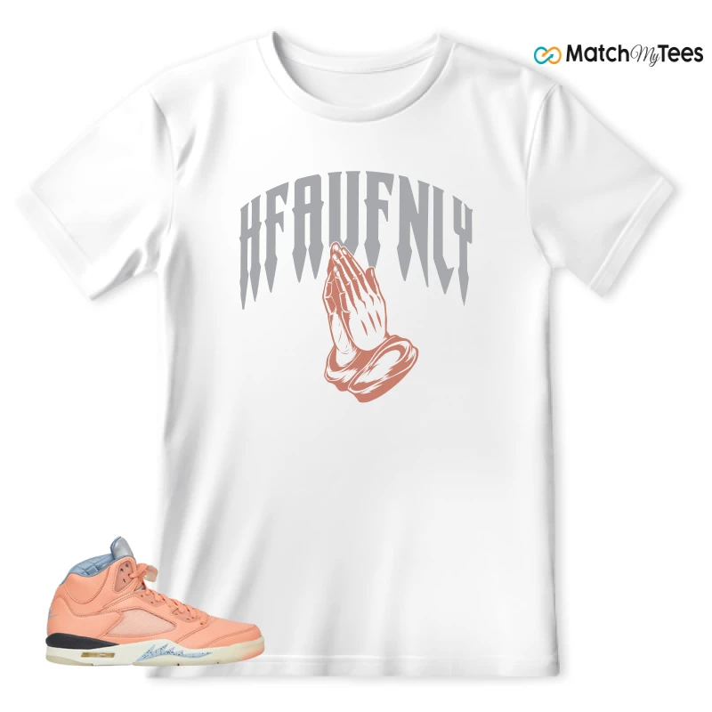 NIKE AIR JORDAN 5 RETRO DJ KHALED WE THE BEST CRIMSON BLISS SNEAKER Matching Tees T-shirt for Men
