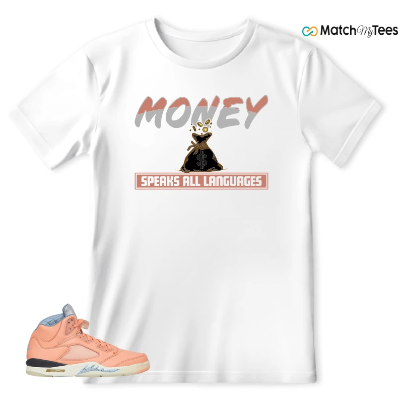 NIKE AIR JORDAN 5 RETRO DJ KHALED WE THE BEST CRIMSON BLISS SNEAKER Matching Tees t-shirt
