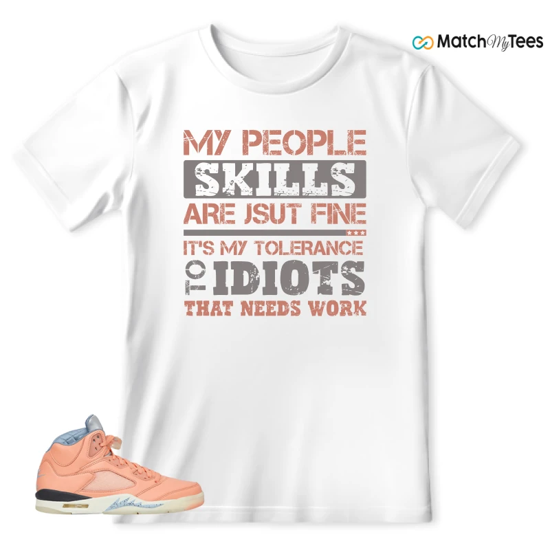 NIKE AIR JORDAN 5 RETRO DJ KHALED WE THE BEST CRIMSON BLISS SNEAKER Matching Tees t-shirt