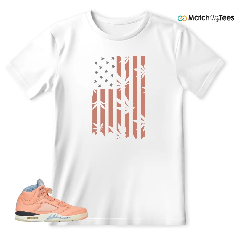 NIKE AIR JORDAN 5 RETRO DJ KHALED WE THE BEST CRIMSON BLISS SNEAKER Matching Tees t-shirt