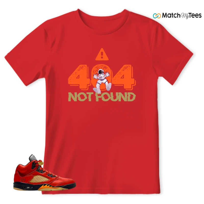 NIKE AIR JORDAN 5 RETRO DUNK ON MARS (WOMEN'S) SNEAKER Matching Tees t-shirt