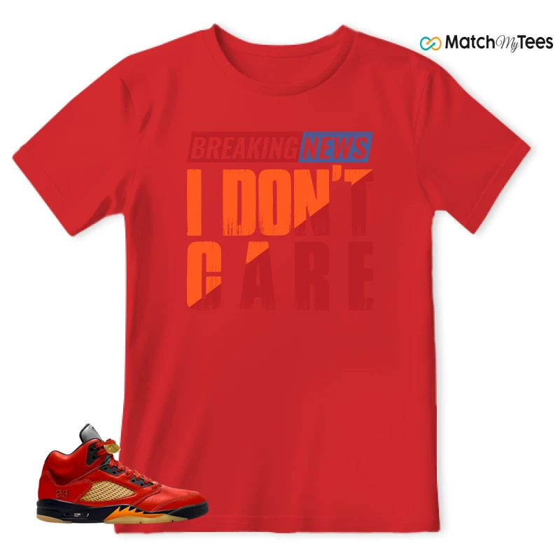 NIKE AIR JORDAN 5 RETRO DUNK ON MARS (WOMEN'S) SNEAKER Matching Tees t-shirt