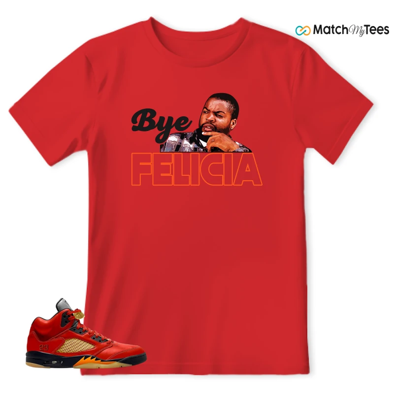 NIKE AIR JORDAN 5 RETRO DUNK ON MARS (WOMEN'S) SNEAKER Matching Tees t-shirt