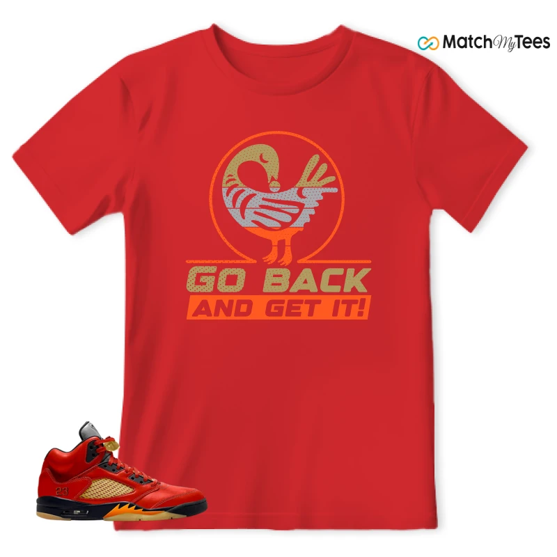 NIKE AIR JORDAN 5 RETRO DUNK ON MARS (WOMEN'S) SNEAKER Matching Tees t-shirt