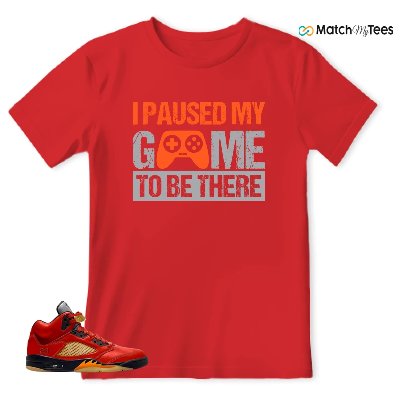 NIKE AIR JORDAN 5 RETRO DUNK ON MARS (WOMEN'S) SNEAKER Matching Tees t-shirt