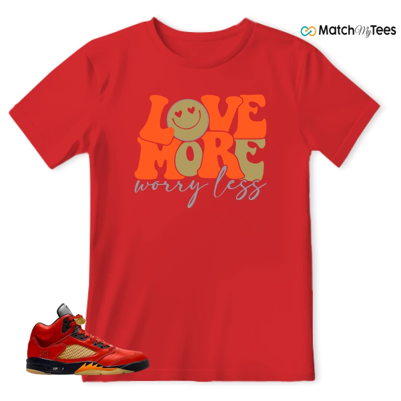 NIKE AIR JORDAN 5 RETRO DUNK ON MARS (WOMEN'S) SNEAKER Matching Tees t-shirt