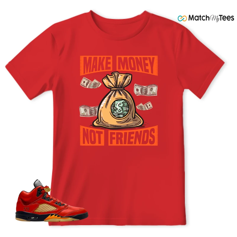 NIKE AIR JORDAN 5 RETRO DUNK ON MARS (WOMEN'S) SNEAKER Matching Tees t-shirt