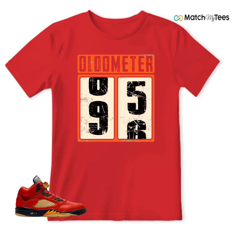 NIKE AIR JORDAN 5 RETRO DUNK ON MARS (WOMEN'S) SNEAKER Matching Tees t-shirt