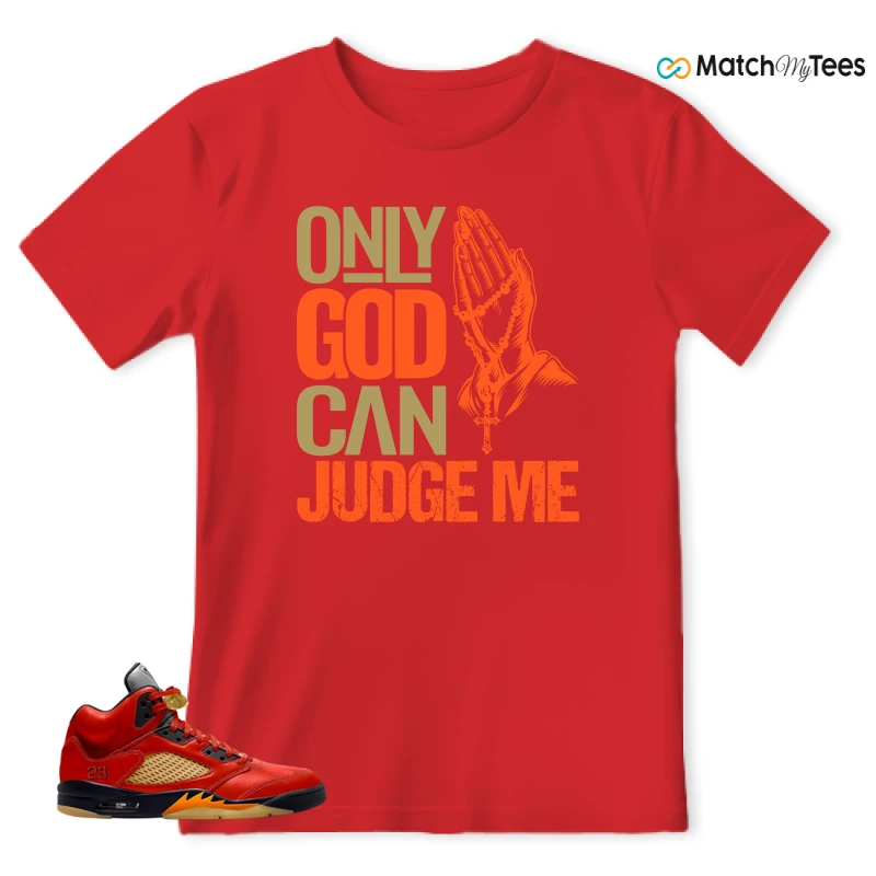 NIKE AIR JORDAN 5 RETRO DUNK ON MARS (WOMEN'S) SNEAKER Matching Tees t-shirt