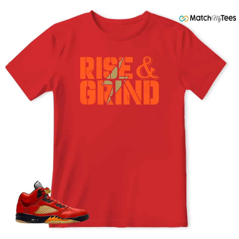 NIKE AIR JORDAN 5 RETRO DUNK ON MARS (WOMEN'S) SNEAKER Matching Tees t-shirt