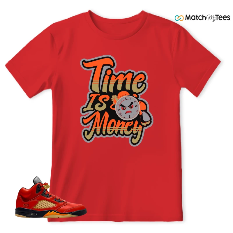 NIKE AIR JORDAN 5 RETRO DUNK ON MARS (WOMEN'S) SNEAKER Matching Tees t-shirt