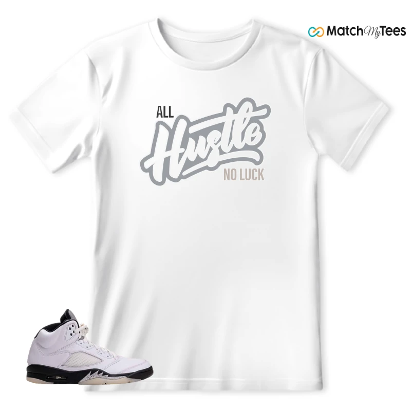 NIKE AIR JORDAN 5 RETRO REVERSE METALLIC SNEAKER Matching Tees t-shirt