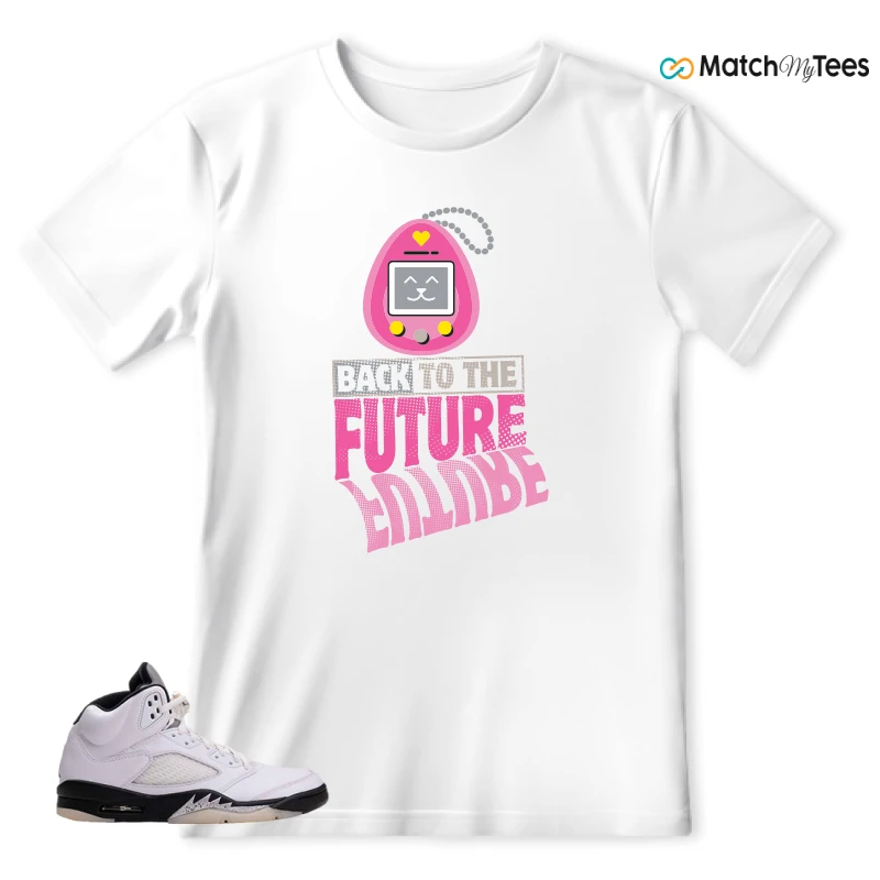 NIKE AIR JORDAN 5 RETRO REVERSE METALLIC SNEAKER Matching Tees t-shirt