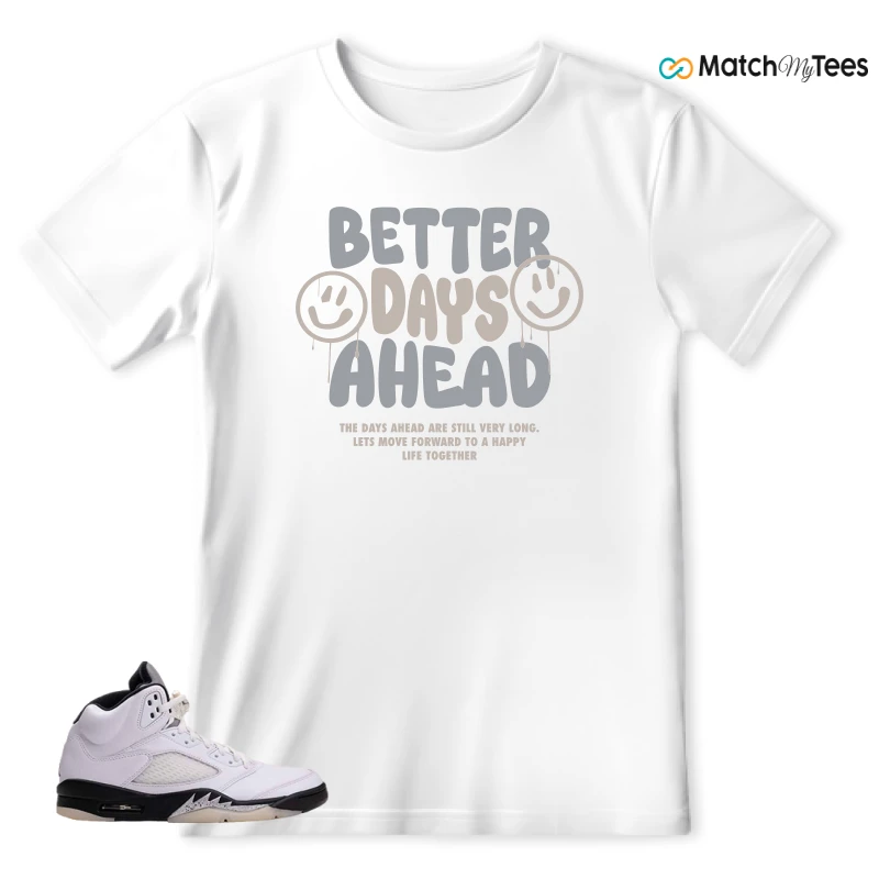 NIKE AIR JORDAN 5 RETRO REVERSE METALLIC SNEAKER Matching Tees t-shirt