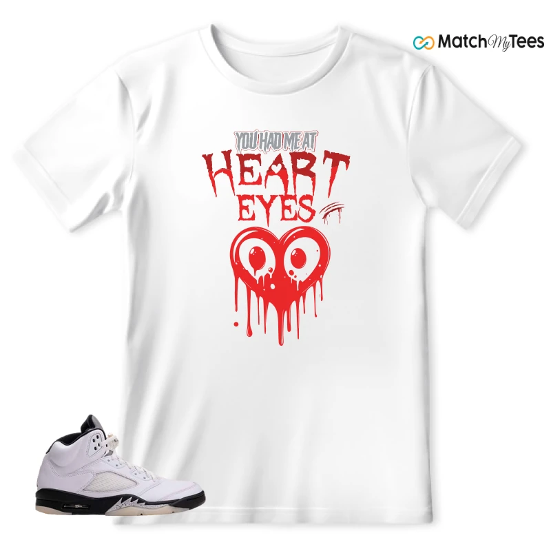 NIKE AIR JORDAN 5 RETRO REVERSE METALLIC SNEAKER Matching Tees t-shirt