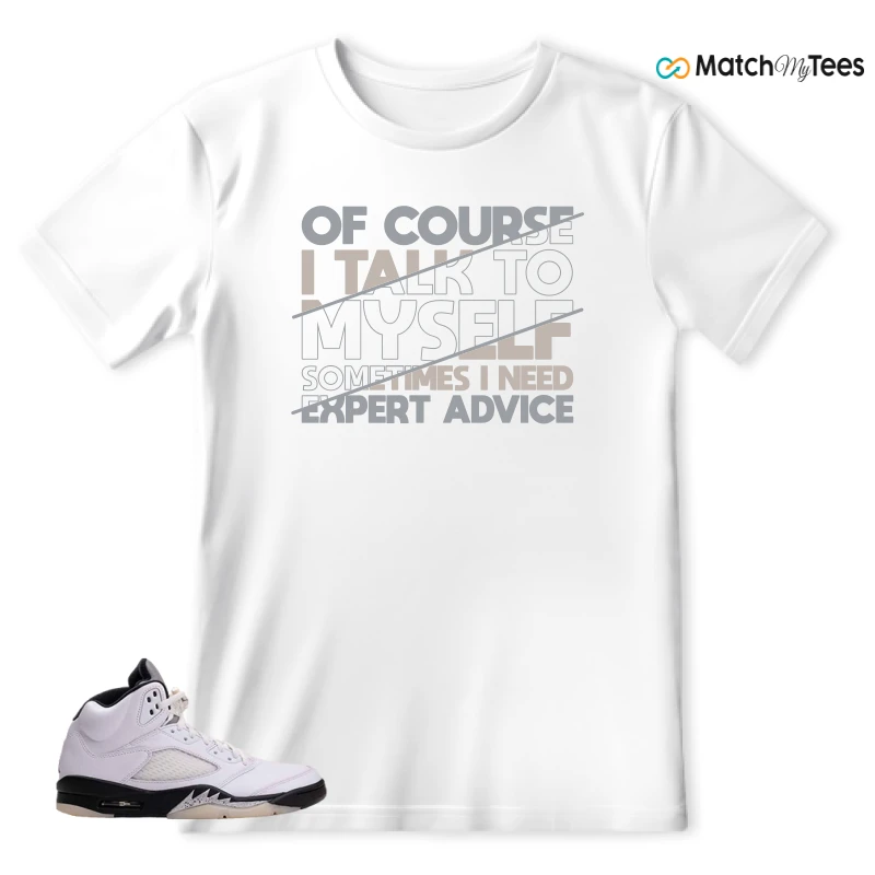 NIKE AIR JORDAN 5 RETRO REVERSE METALLIC SNEAKER Matching Tees t-shirt