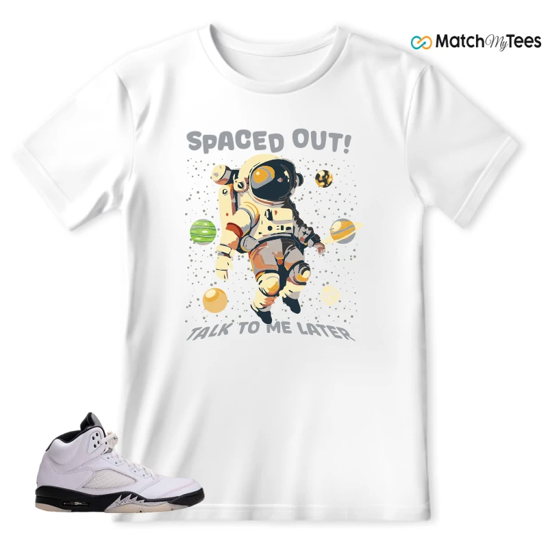 NIKE AIR JORDAN 5 RETRO REVERSE METALLIC SNEAKER Matching Tees t-shirt