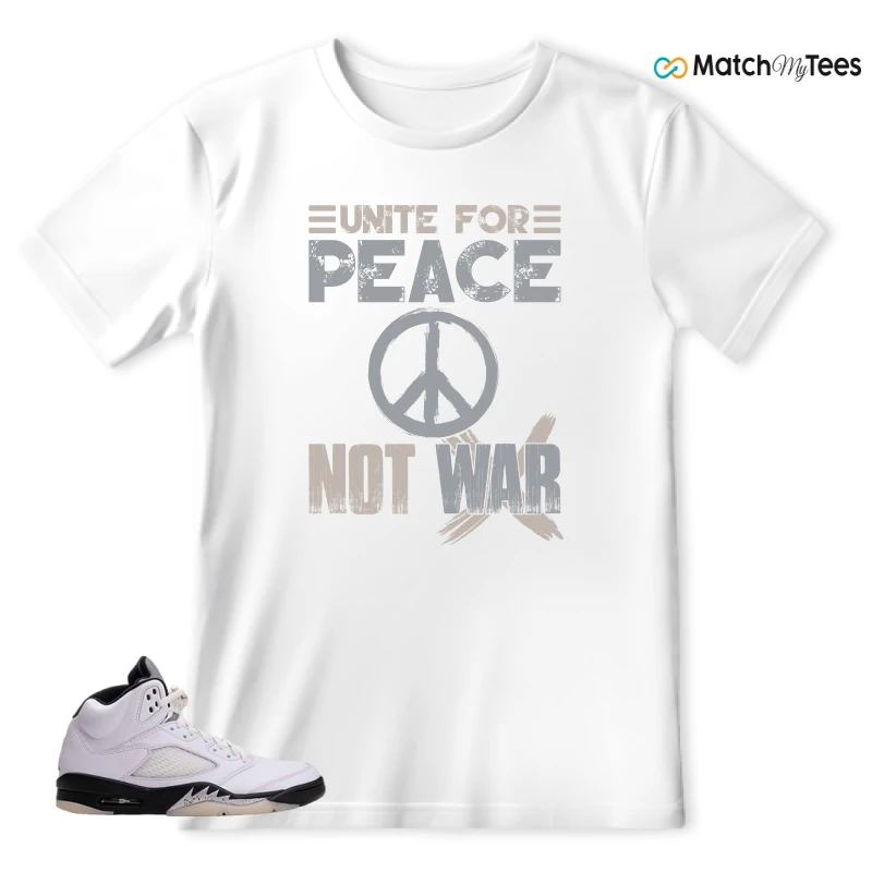 NIKE AIR JORDAN 5 RETRO REVERSE METALLIC SNEAKER Matching Tees t-shirt