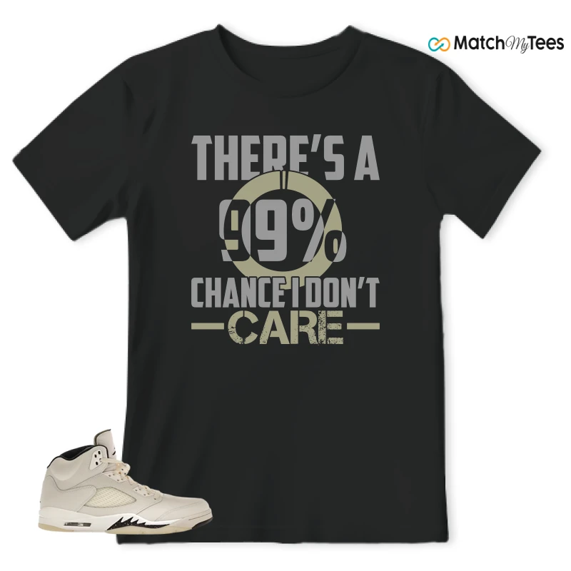 NIKE AIR JORDAN 5 RETRO SAIL SNEAKER Matching Tees t-shirt
