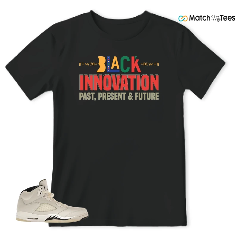 NIKE AIR JORDAN 5 RETRO SAIL SNEAKER Matching Tees t-shirt