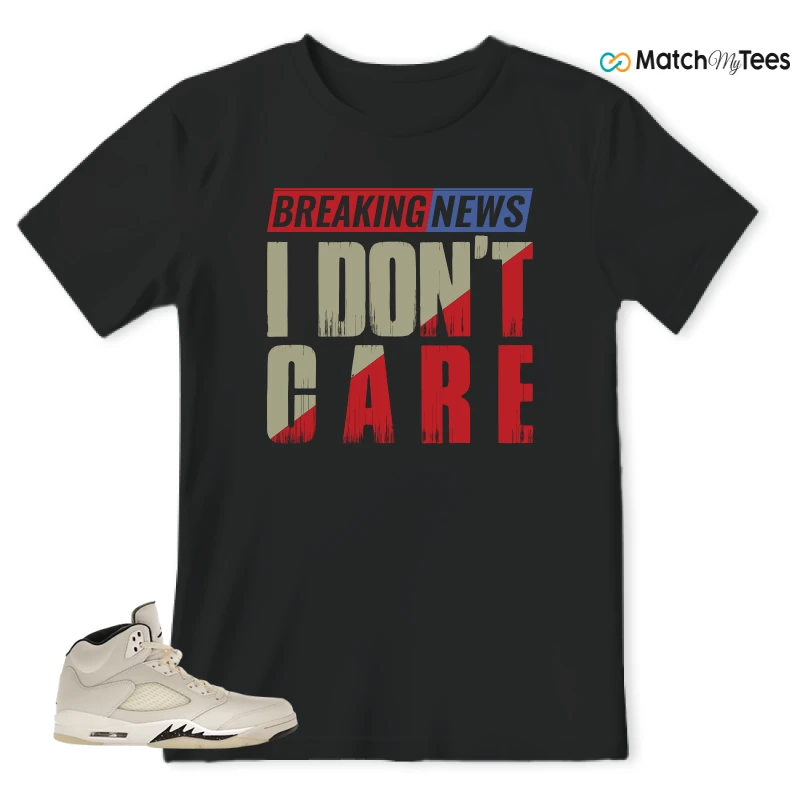 NIKE AIR JORDAN 5 RETRO SAIL SNEAKER Matching Tees t-shirt