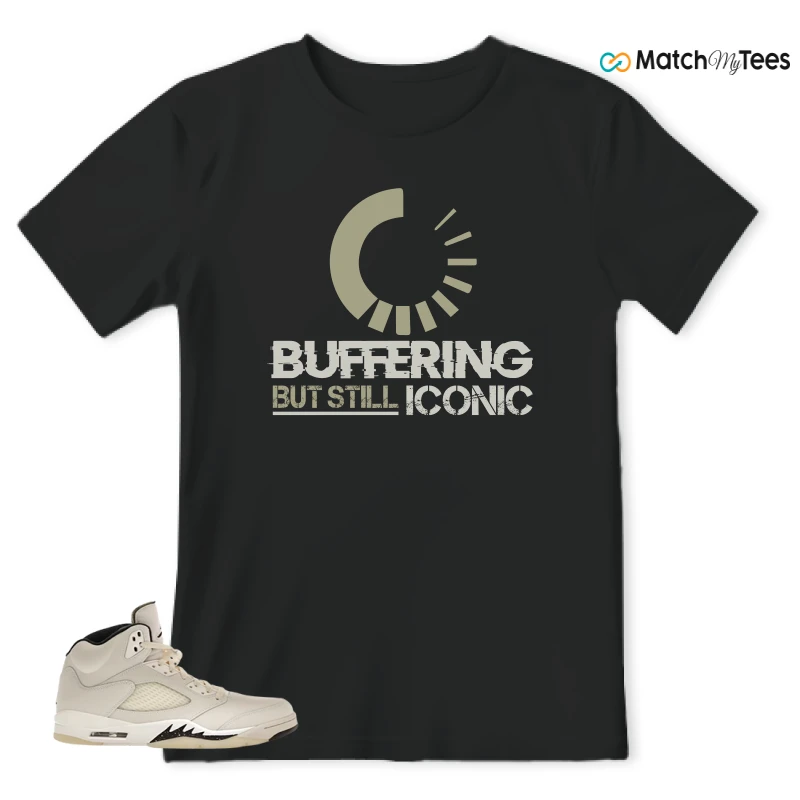 NIKE AIR JORDAN 5 RETRO SAIL SNEAKER Matching Tees t-shirt