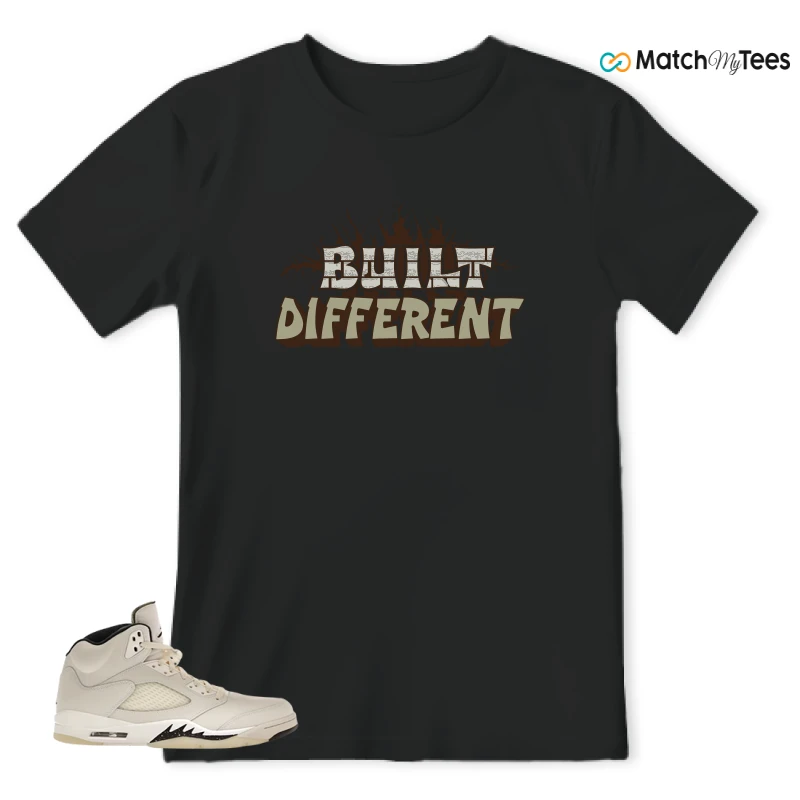 NIKE AIR JORDAN 5 RETRO SAIL SNEAKER Matching Tees t-shirt