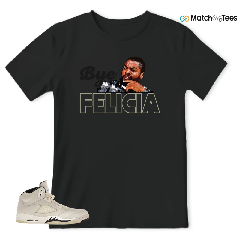 NIKE AIR JORDAN 5 RETRO SAIL SNEAKER Matching Tees t-shirt