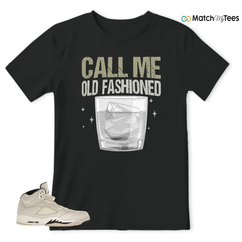 NIKE AIR JORDAN 5 RETRO SAIL SNEAKER Matching Tees t-shirt