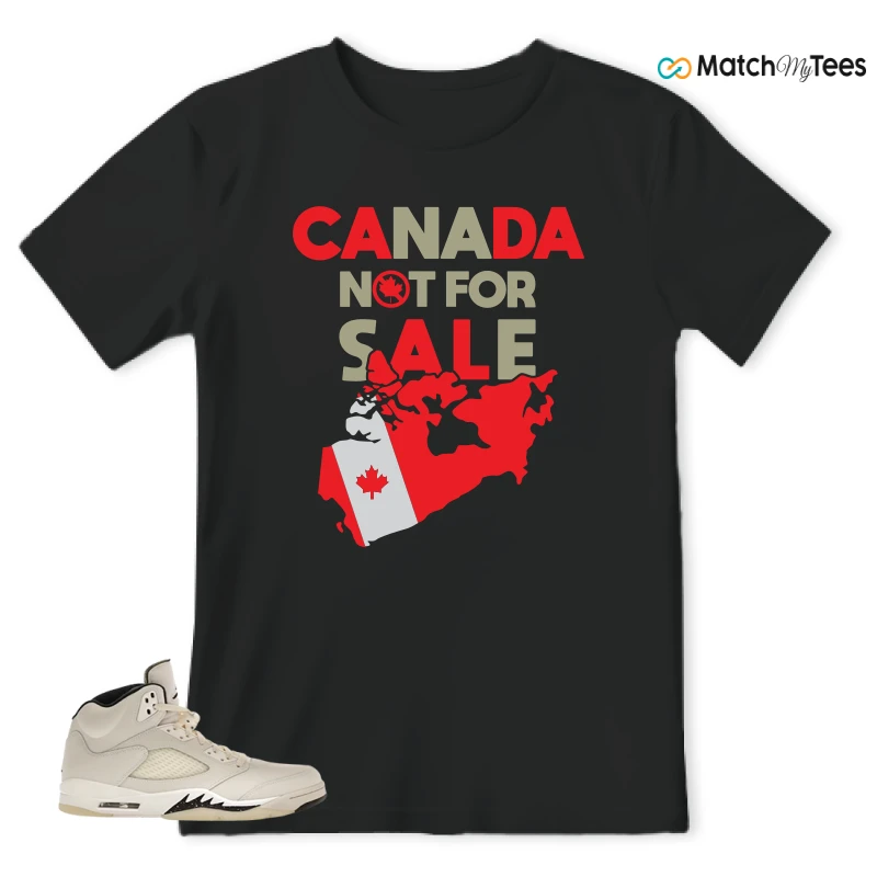 NIKE AIR JORDAN 5 RETRO SAIL SNEAKER Matching Tees t-shirt