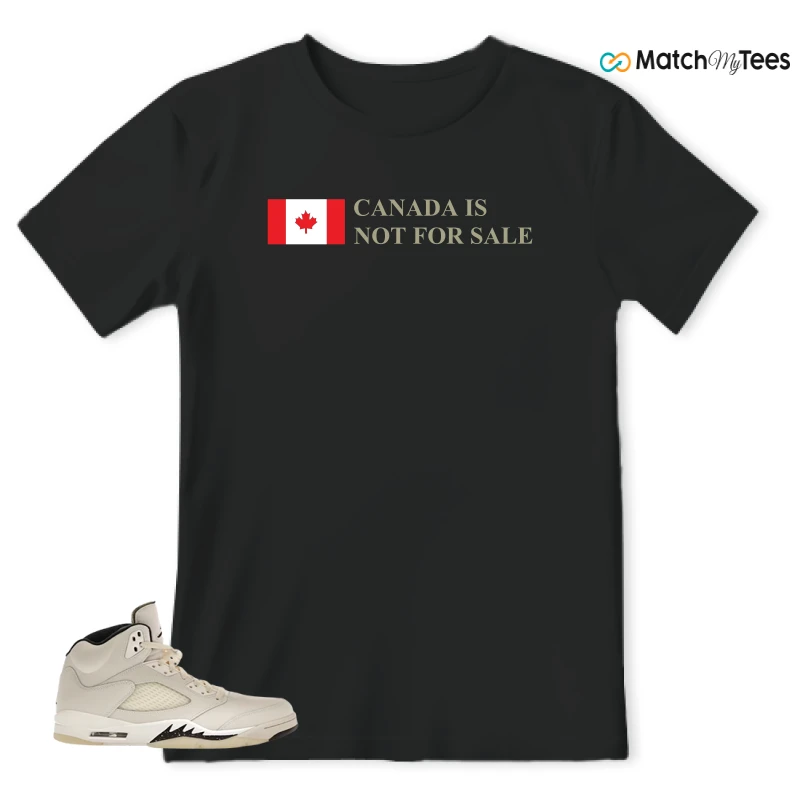 NIKE AIR JORDAN 5 RETRO SAIL SNEAKER Matching Tees t-shirt