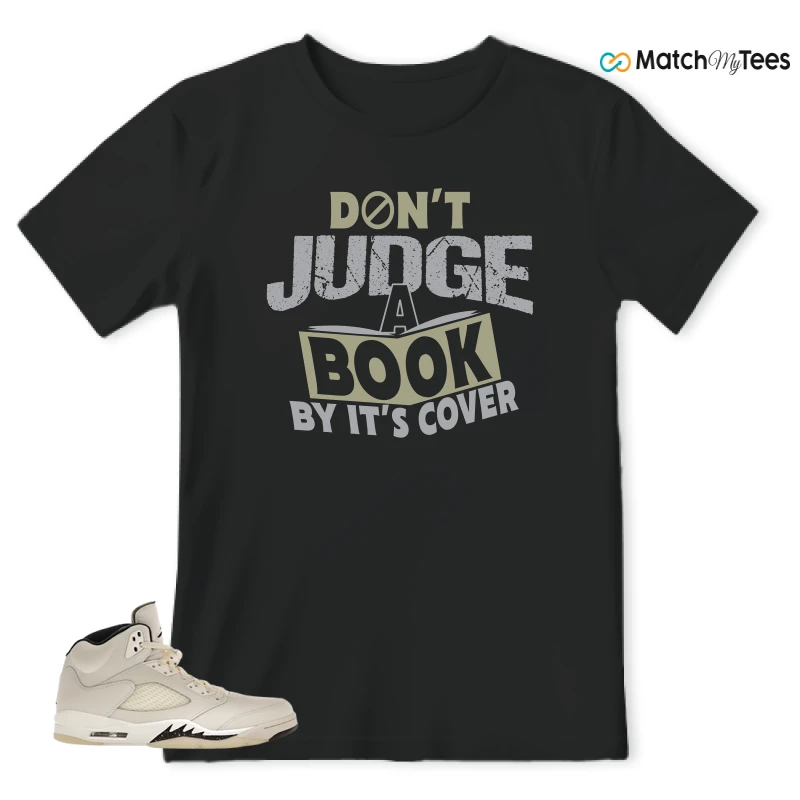 NIKE AIR JORDAN 5 RETRO SAIL SNEAKER Matching Tees t-shirt