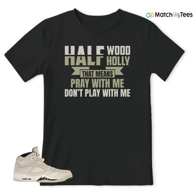 NIKE AIR JORDAN 5 RETRO SAIL SNEAKER Matching Tees t-shirt