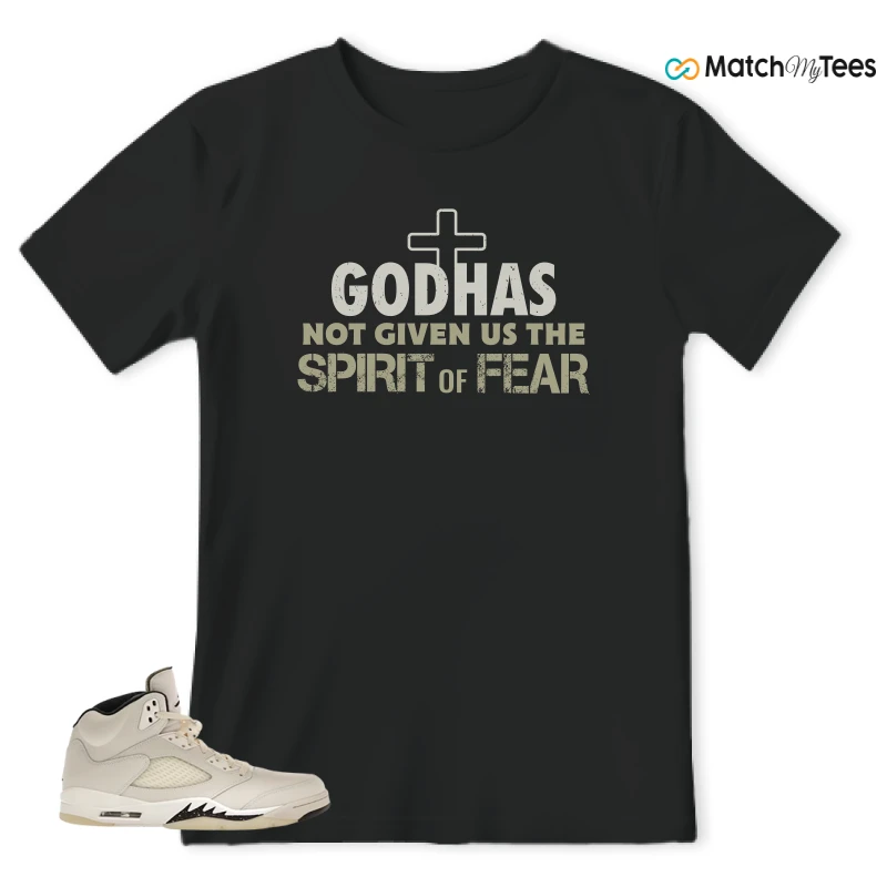 NIKE AIR JORDAN 5 RETRO SAIL SNEAKER Matching Tees t-shirt