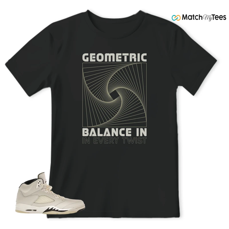 NIKE AIR JORDAN 5 RETRO SAIL SNEAKER Matching Tees t-shirt